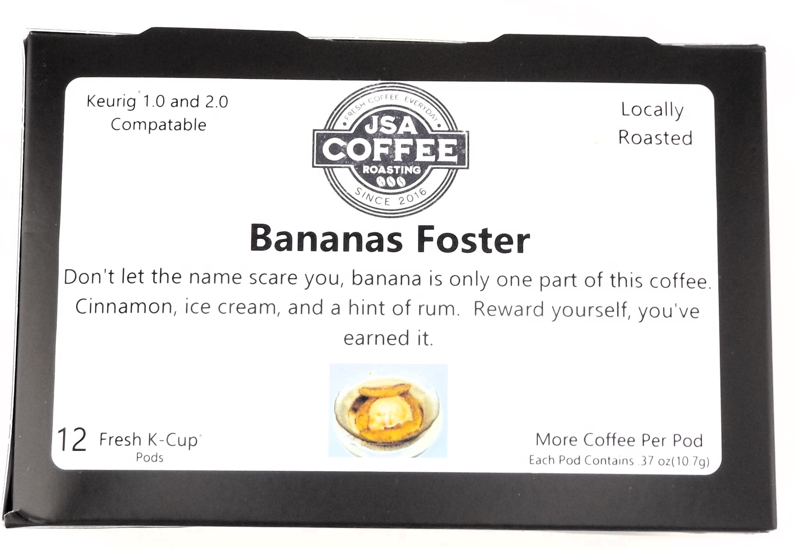 Fresh 12 Pack Bananas Foster  JSA Coffee Roasting LLC