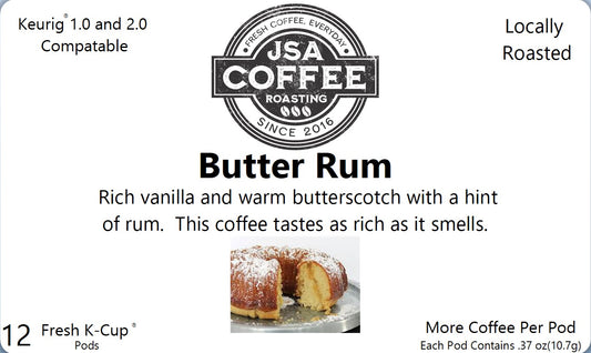 Fresh 12 Pack Butter Rum