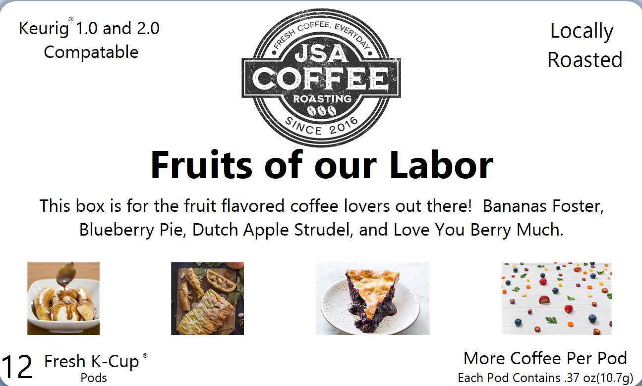 Fresh 12 Pack Fruits of our Labor