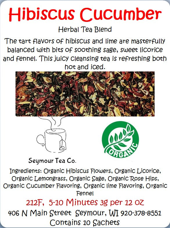 Organic Hibiscus Cucumber