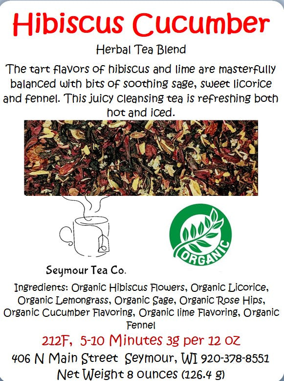 Organic Hibiscus Cucumber