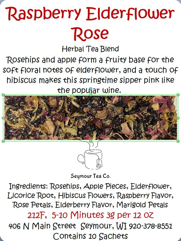 Raspberry Elderflower Rose
