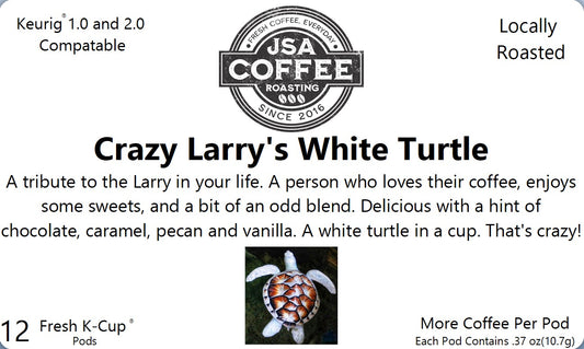 Fresh 12 Pack Crazy Larry's White Turtle