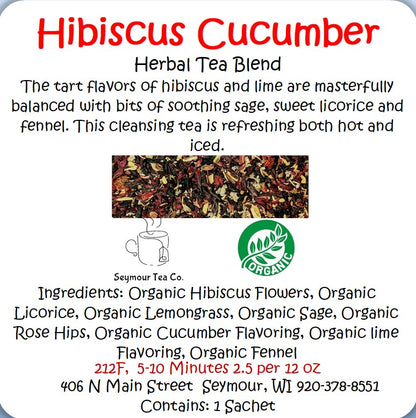 Organic Hibiscus Cucumber